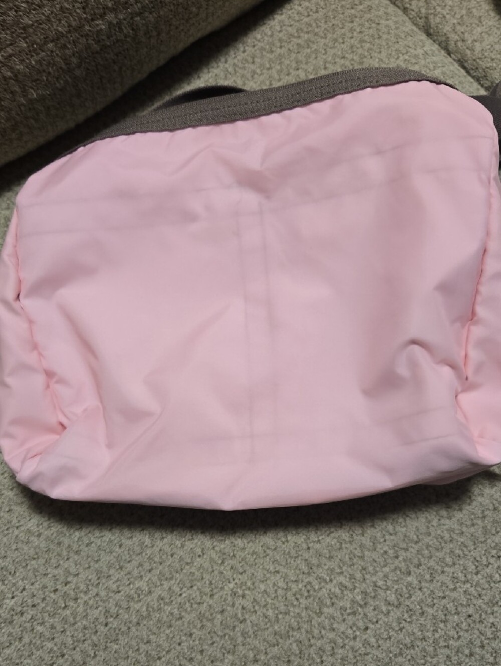 LeSportsac Taupe Floral Bag with Pink and Blue Accents - Picture 9 of 16